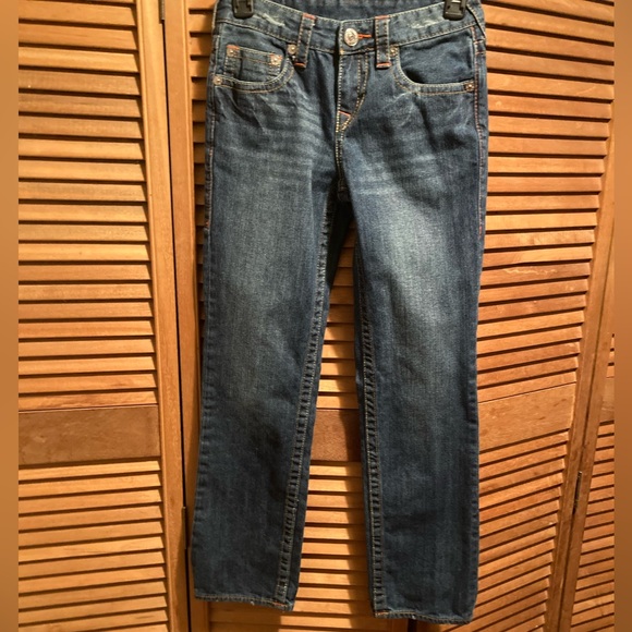 True Religion Distressed Blue Jeans - Picture 1 of 13